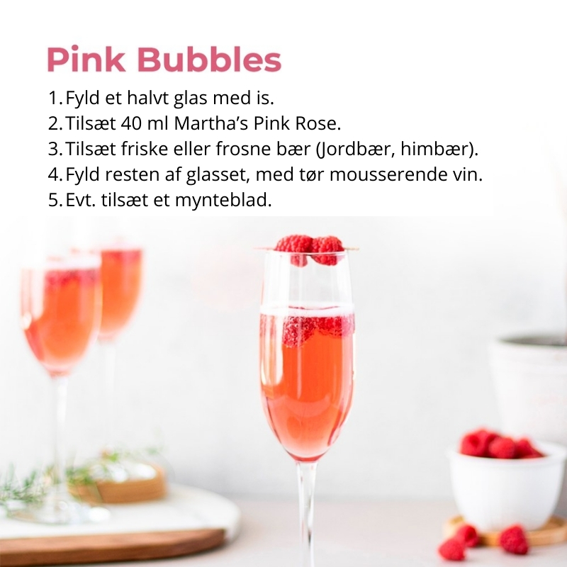 Pink Bubbels - Martha's Pink Rose Port