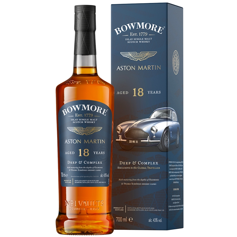 Bowmore Aston Martin 18 års Limited Edition 2021 43%