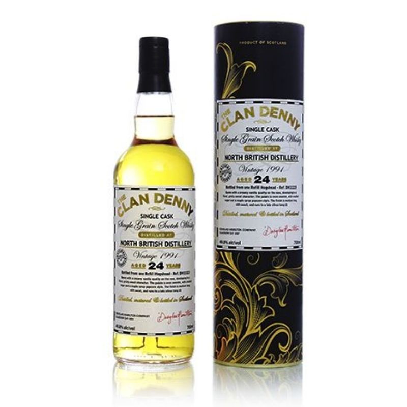 Clan Denny 24 Ã¥rs, Single Grain Vintage 1991, North British destilleri