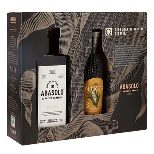 Bodega Abasolo Mexicansk Corn Whisky Gavesæt m/ Nixta likør