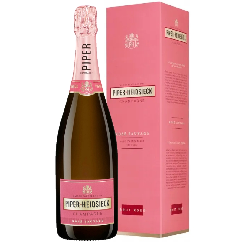 Champagne Piper-Heidsieck Rose Sauvage Brut - Gaveæske